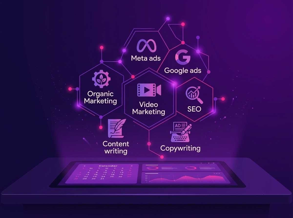 Ai generated sample image of Course 2 Digital Marketing & Social Media Strategy - owned by Skillmodex Academy
