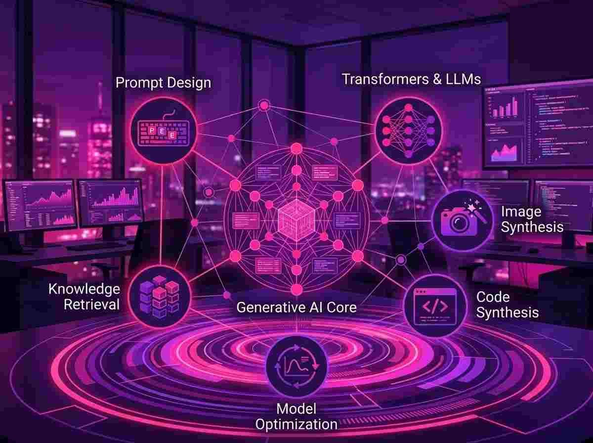 Ai generated sample image of Course 3 Generative AI & prompt Engineering - owned by Skillmodex Academy