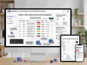 Ai Generated image of  Project 2: The Dynamic API & Database Application project 2 - Skillmodex Academy